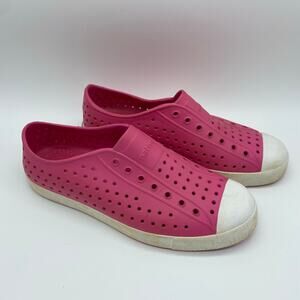 Native Girls' size J6 Pink Jefferson Slip-On Sneaker Shoe Outdoor Gorpcore